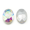 Pointed Back Glass Rhinestone Cabochons RGLA-T080-4x6mm-05-2