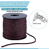 2 Rolls 2 Colors Nylon Braided Cords NWIR-PH0002-32-2