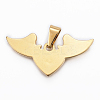 304 Stainless Steel Pendants X-STAS-H372-38G-2