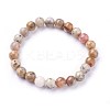 Natural Crazy Agate Beads Stretch Bracelets BJEW-F380-01-B06-2