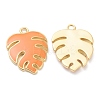 Brass Enamel Pendants KK-H755-01G-2