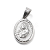 201 Stainless Steel Pendants STAS-O111-05P-1
