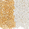 800Pcs 2 Colors Rack Plating Brass Beads KK-BBC0023-18-7