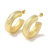 Rack Plating Texture Brass Stud Earrings EJEW-P272-04A-G-1