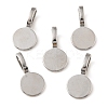 Alloy Glue-on Flat Pad Bails PALLOY-K005-03P-3