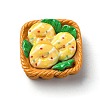 Fried Chip Doughnut Theme Opaque Resin Imitation Food Decoden Cabochons RESI-S392-02B-1