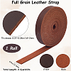 2M Flat AB Grade Cowhide Leather Cord AJEW-WH0479-73G-01-2