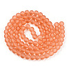 Transparent Glass Bead Strands GLAA-S031-6mm-33-1-2