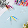 60Pcs 12 Colors Plastic Cleaning Brushes AJEW-CN0004-01-3