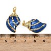 Brass Micro Pave Cubic Zirconia Pendants KK-L241-24G-4