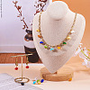 20Pcs 10 Colors Resin Imitation Jade Rondelle Charms FIND-TA0004-62-6