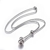 Non-Tarnish 304 Stainless Steel Pendant Necklaces LS-NJEW-P252-01P-1
