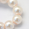 Baking Painted Pearlized Glass Pearl Round Bead Strands HY-Q003-6mm-41-3