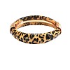 Leopard Print Alloy Resin Bangles for Women WG83C9A-05-2