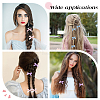 Bowknot Polyester Alligator Hair Clips AJEW-CP0008-35C-6