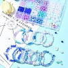 DIY Round Acrylic & ABS Plastic Imitation Pearl Beads Bracelets Jewelry Making Kits DIY-FS0007-42-8
