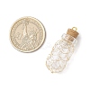 Glass Bottles Pendants PALLOY-JF03918-2