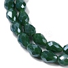 Opaque Solid Color Electroplate Glass Beads Strands EGLA-N013-P6mm-B04-3
