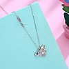 925 Sterling Silver Pendant Necklaces NJEW-BB33988-4