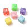 Opaque Acrylic European Beads AC-CBA7A73-01J-1