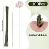 100Pcs Iron Covered with Paper Wire Twist Ties AJEW-SP0003-70A-2