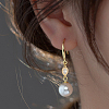 20Pcs 5 Styles Brass Pave Clear Cubic Zirconia Connecotor Charms DIY-AN0001-13-5