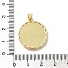 Rack Plating Brass with Cubic Zirconia Pendants KK-Z086-33G-13-3