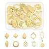 30Pcs 10 Styles Stainless Steel & Brass & Alloy Connector Charms FIND-FS0004-94-1
