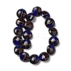 Handmade Gold Sand Lampwork Beads Strands LAMP-C008-03B-2