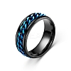 201 Stainless Steel Rotating Finger Ring LS-PW-WG30340-04-1