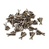 Tibetan Style Alloy Pendants TIBEP-T052-02AB-NR-1