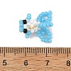 MIYUKI Round Glass Seed Beads Glass Pendants PALLOY-MZ01451-02-3