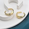Rack Plating Brass Cuff Finger Rings for Women RJEW-M028-42G-5