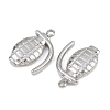 304 Stainless Steel Pendants STAS-L303-24P-2