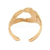 304 Stainless Steel Textured Open Cuff Rings RJEW-C095-08A-G-3