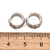 925 Sterling Silver Cubic Zirconia European Beads STER-R011-05P-2