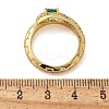 Brass Micro Pave Cubic Zirconia Finger Rings RJEW-C120-30B-G-5