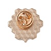 Busy Bees with Honeycomb Enamel Pins JEWB-B029-02B-2