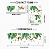 Translucent PVC Self Adhesive Wall Stickers STIC-WH0016-025-2