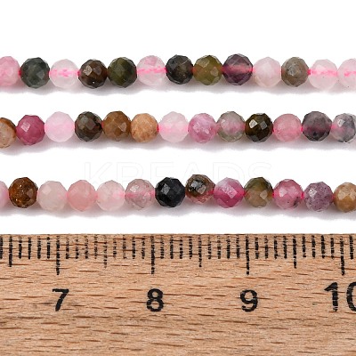 Natural Multicolor Tourmaline Beads Strands X-G-R362-11-1