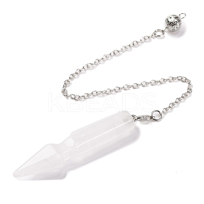 Natural Quartz Crystal Pointed Dowsing Pendulums G-Q184-04E-P-1