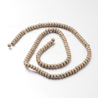 Electroplate Non-magnetic Synthetic Hematite Bead Strands G-F300-48B-F06-1