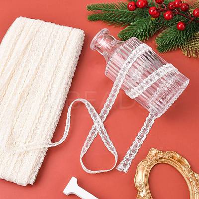 Lace Trim Nylon Ribbon for Jewelry Making ORIB-L005-35-1
