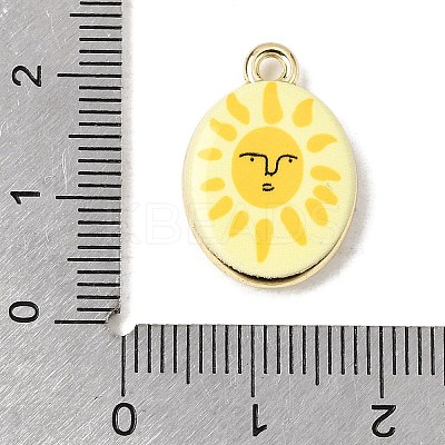 Printed Alloy Pendants ENAM-F160-02E-G-1
