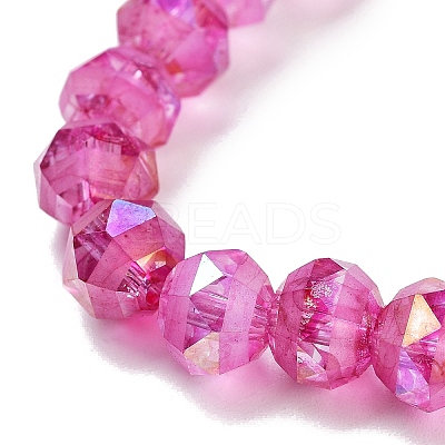 Baking Paint Glass Beads Strands GLAA-H032-05-05-1
