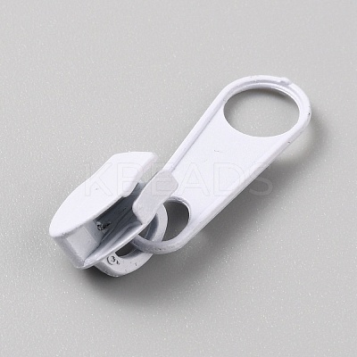 Spray Painted Zinc Alloy Zipper Pull FIND-WH0427-33A-14-1
