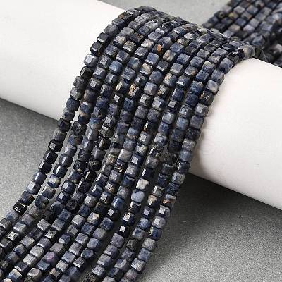 Natural Sapphire Beads Strands G-G259-B04-3x3mm-1