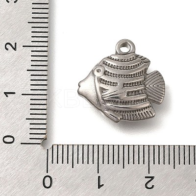 Anti-Tarnish 304 Stainless Steel Pendants STAS-M075-11P-1