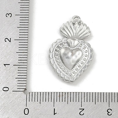 304 Stainless Steel Pendants STAS-P390-02D-P-1