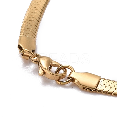 PVD Vacuum Plating 304 Stainless Steel Snake Chains Necklaces NJEW-O058-31G-1